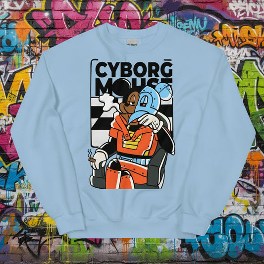 Cyborg Mouse Unisex Sweatshirt